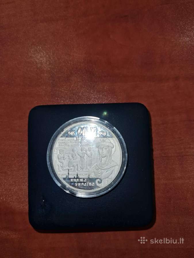 Sidabrinė moneta, Ukraina, Olga - nuotraukos Nr. 7