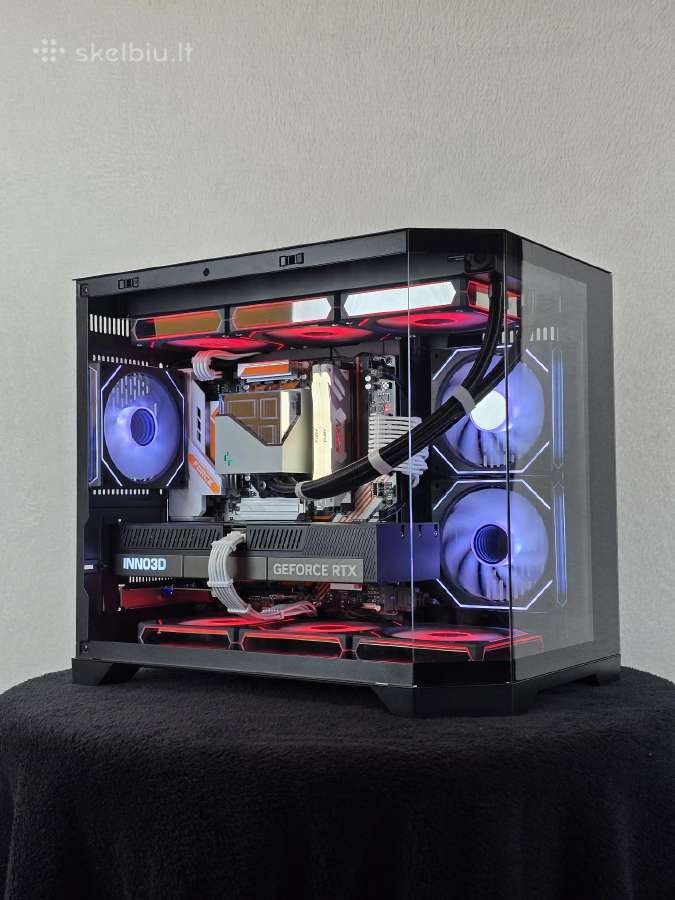 Naujas kompiuteris rtx 5080 Ryzen 7 9800x3d