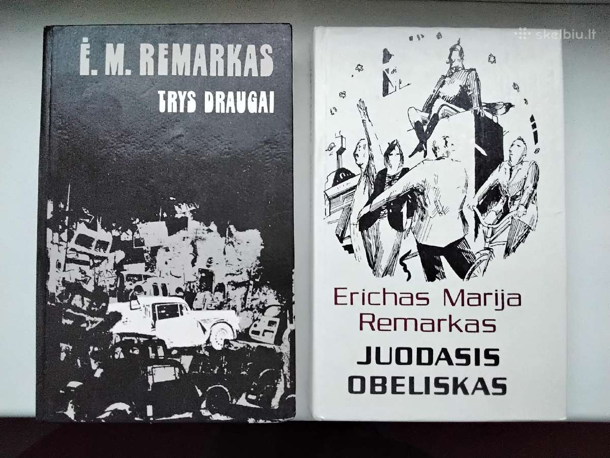 E. M. Remarkas. Trys draugai. Juodasis obeliskas