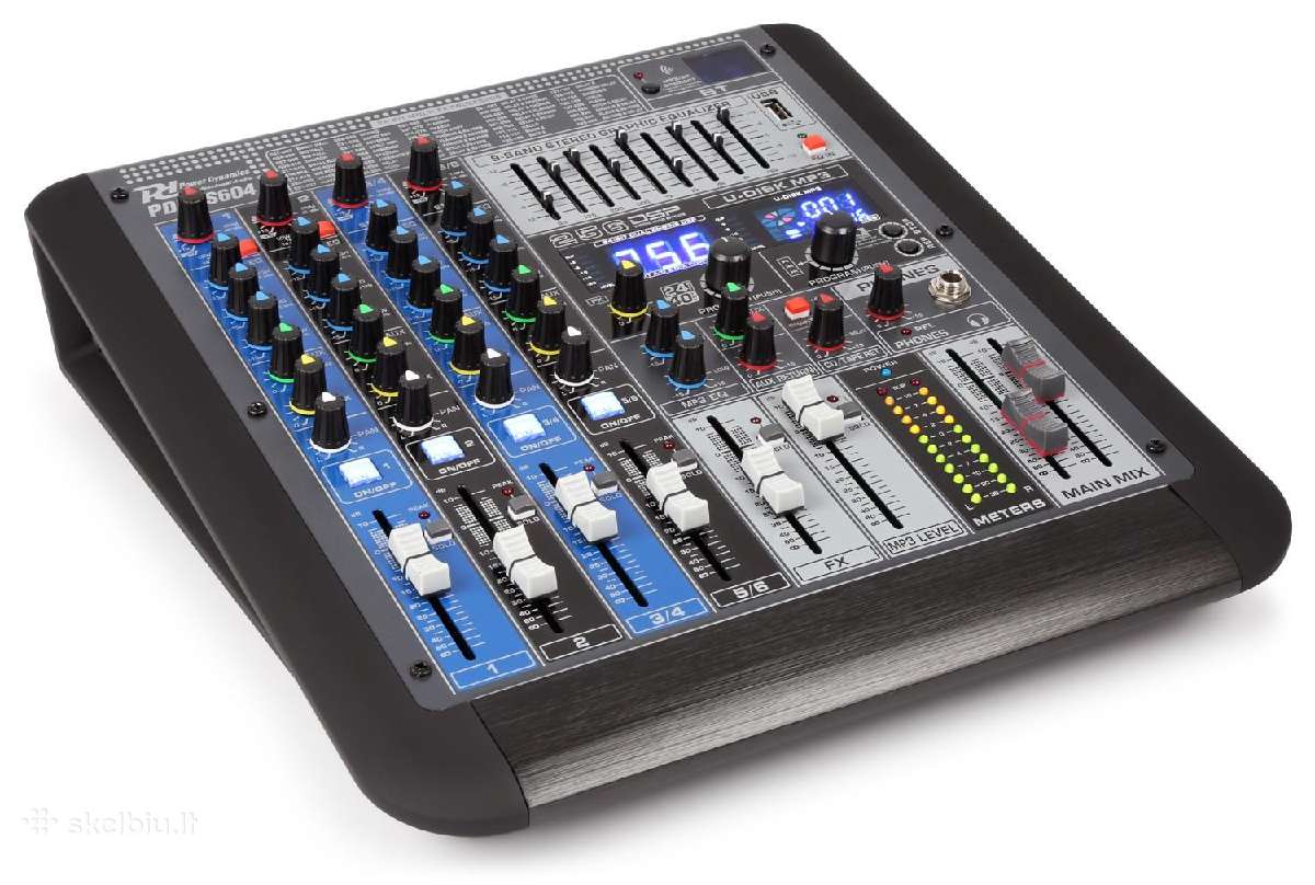 Dj mixer pultas Power Dynamics Pdm-m604