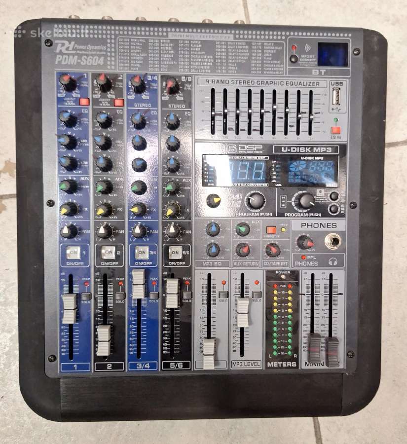 Dj mixer pultas Power Dynamics Pdm-m604 - nuotraukos Nr. 2