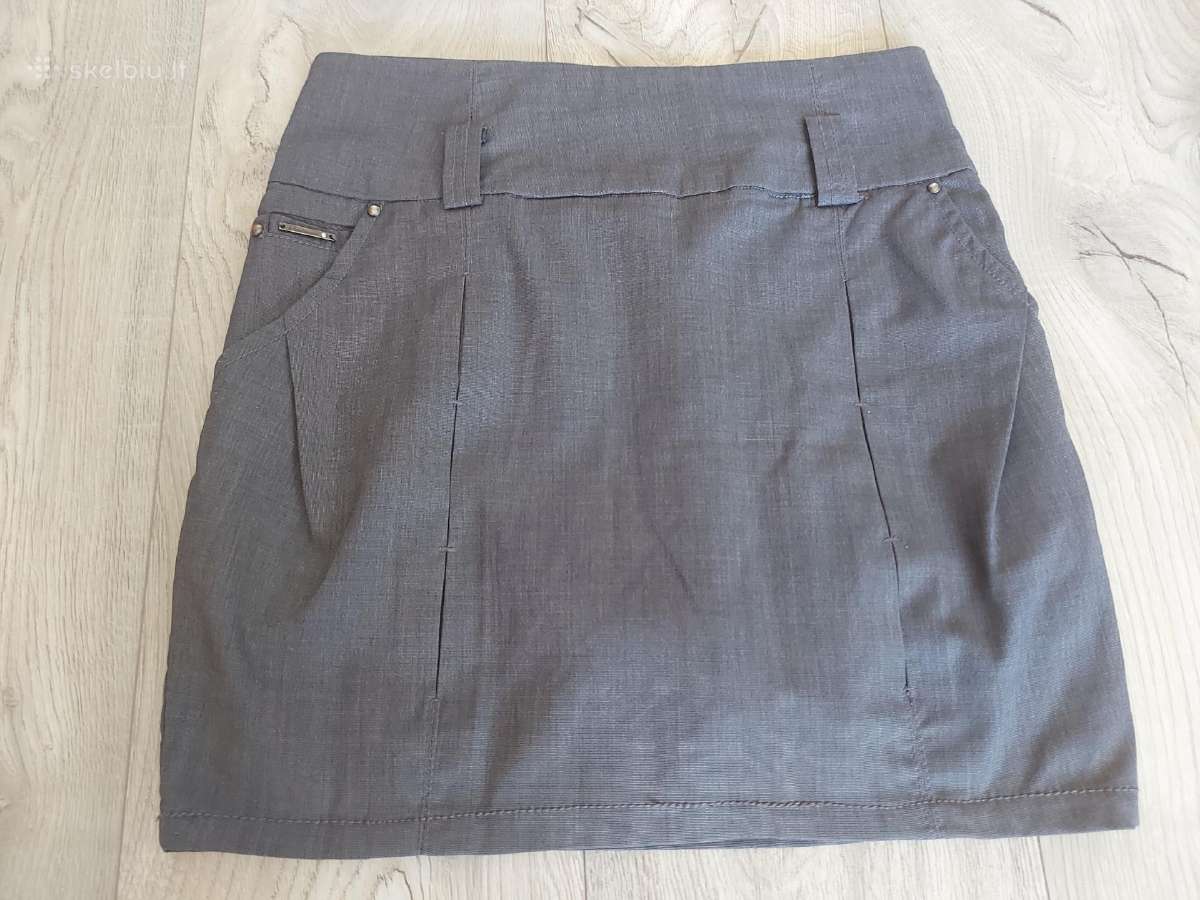 Pilkas Stradivarius sijonas