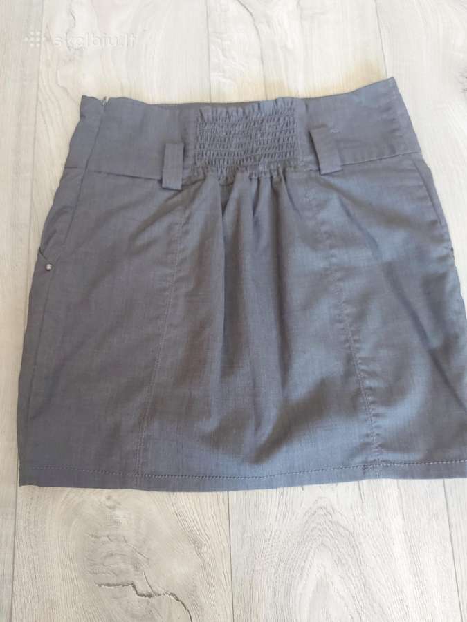 Pilkas Stradivarius sijonas - nuotraukos Nr. 4