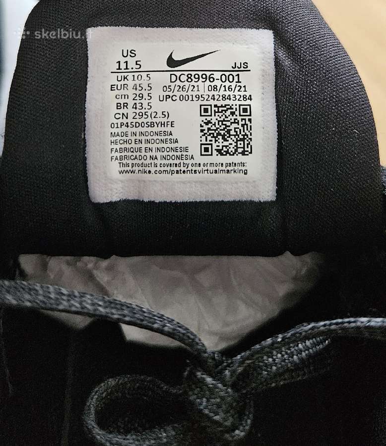 Nike sportiniai batai Dydis 45 - nuotraukos Nr. 8