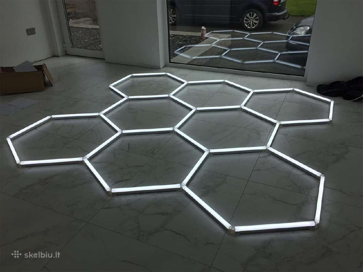 Hexagon šviestuvai LED šviestuvai