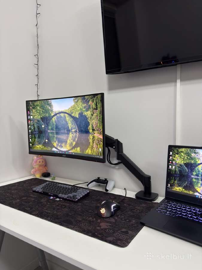 1-2 Monitorių Laikiklis Stovas / Monitor Arm