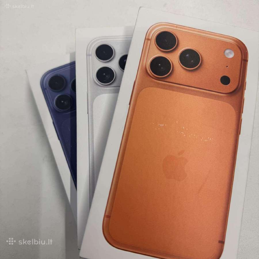 Nauji su Sim iPhone 17 Pro Max 256gb su garantija