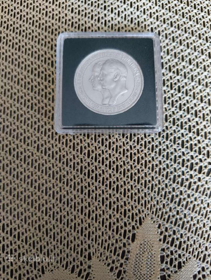 Unc Moneta . Sidabras . Vokietija 3 Markes 1911 m - nuotraukos Nr. 10
