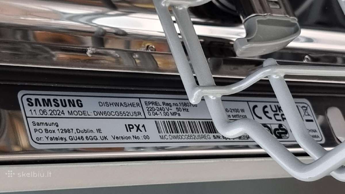 Nauja Samsung Dw60cg5520usr+ garantija - nuotraukos Nr. 14
