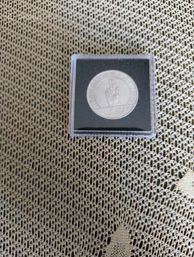 Unc Moneta . Sidabras . Vokietija 3 Markes 1929 m. - nuotraukos Nr. 9