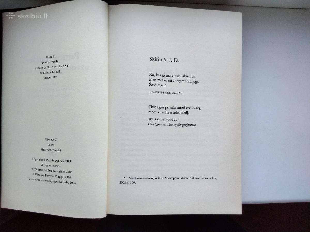P. Duncker. Džeimsas Miranda Baris - nuotraukos Nr. 3