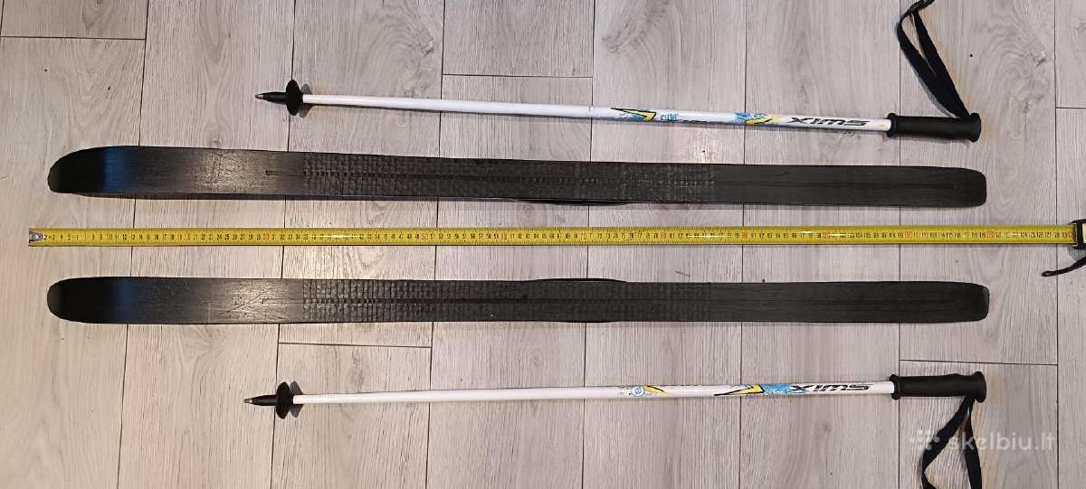 Vaikiškos Asnes slidės -komplektas ir Fisher batai - nuotraukos Nr. 5