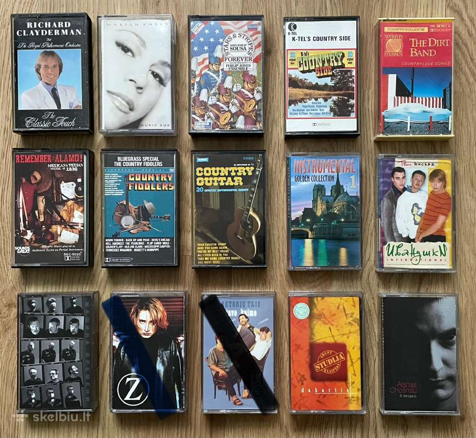 Audio kasetės /atnaujinta-papildyta/