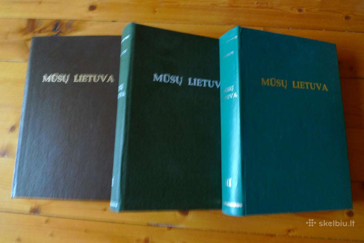 Knygos Mūsų Lietuva ir Tarybų Lietuvos enciklopedi