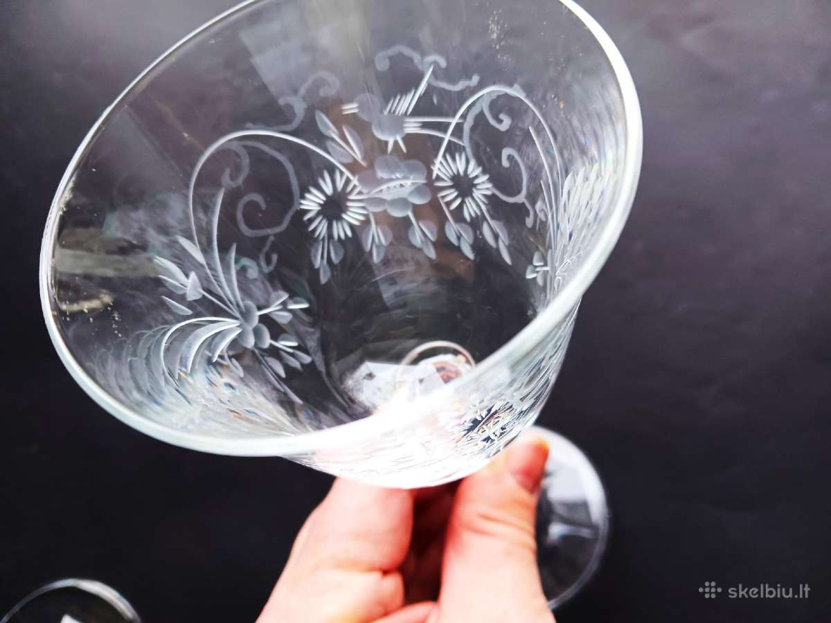 Dvi krištolinės taurės "Schott Zwiesel" Vokietija - nuotraukos Nr. 6