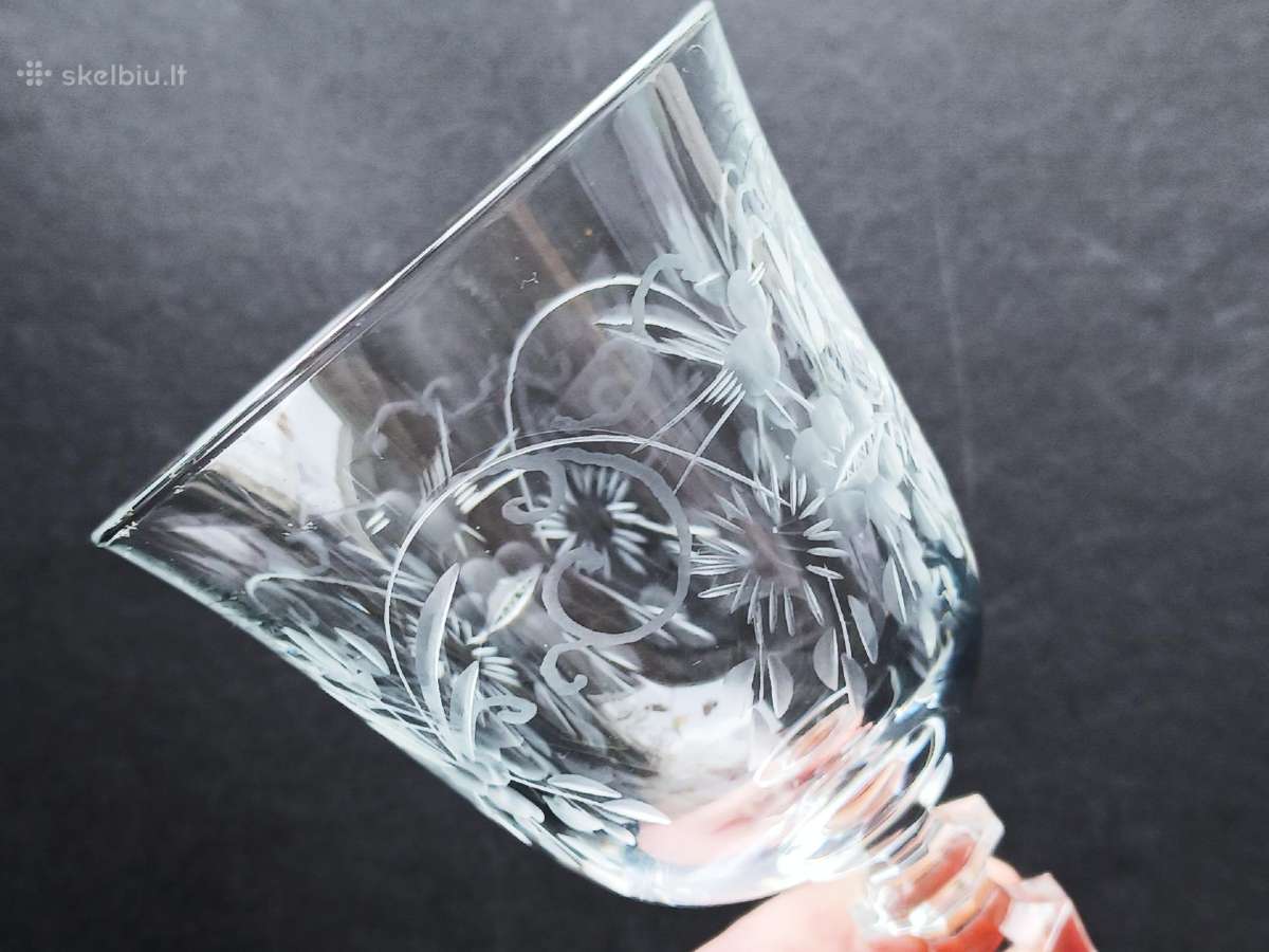 Dvi krištolinės taurės "Schott Zwiesel" Vokietija - nuotraukos Nr. 9