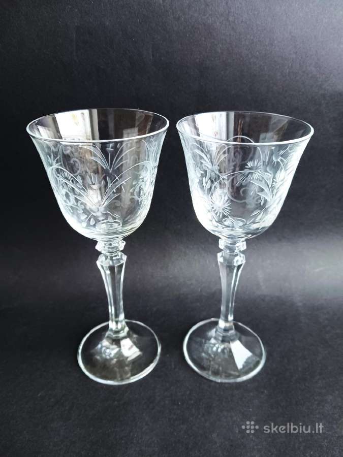 Dvi krištolinės taurės "Schott Zwiesel" Vokietija - nuotraukos Nr. 12