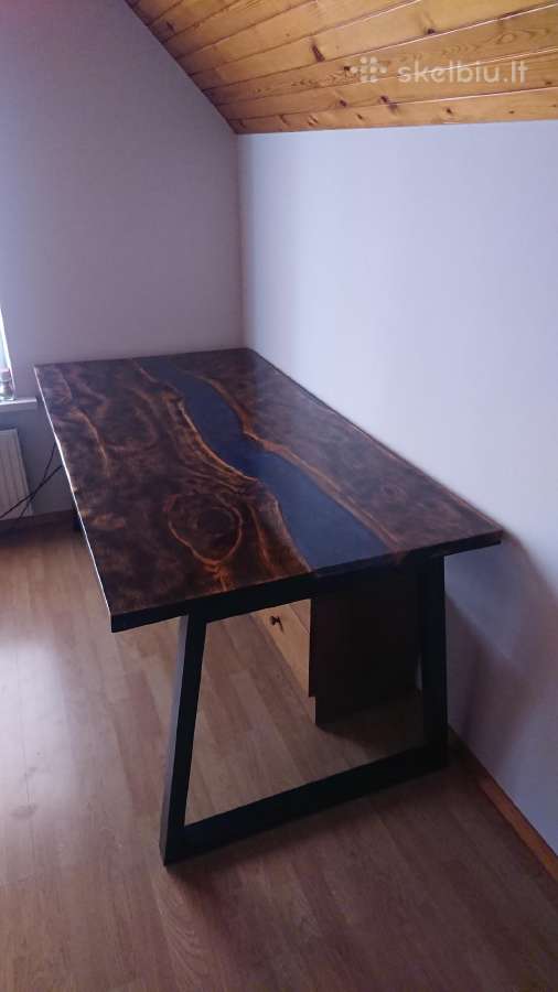 Epoksidinis stalas, rivertable , Diy - nuotraukos Nr. 2