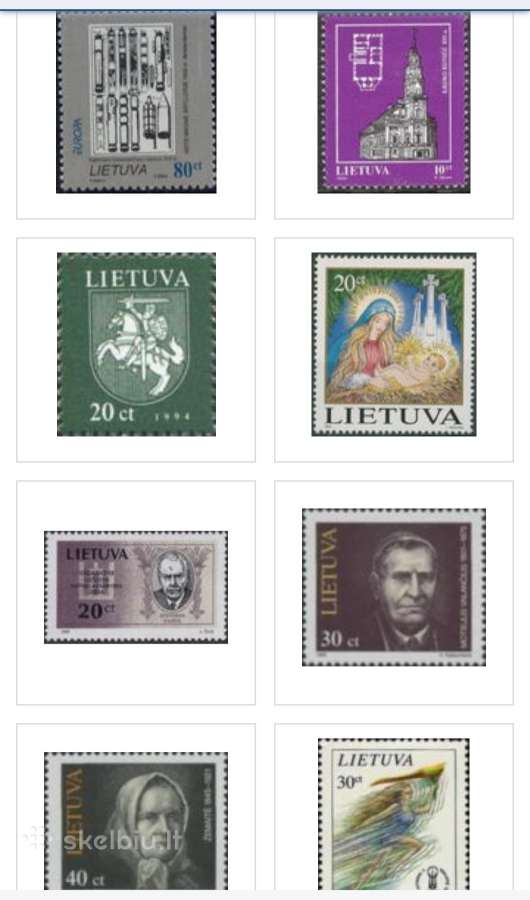 Lietuviški pašto ženklai - nuotraukos Nr. 6
