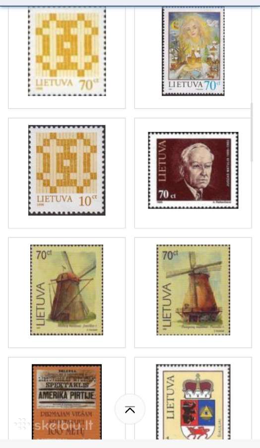 Lietuviški pašto ženklai - nuotraukos Nr. 8