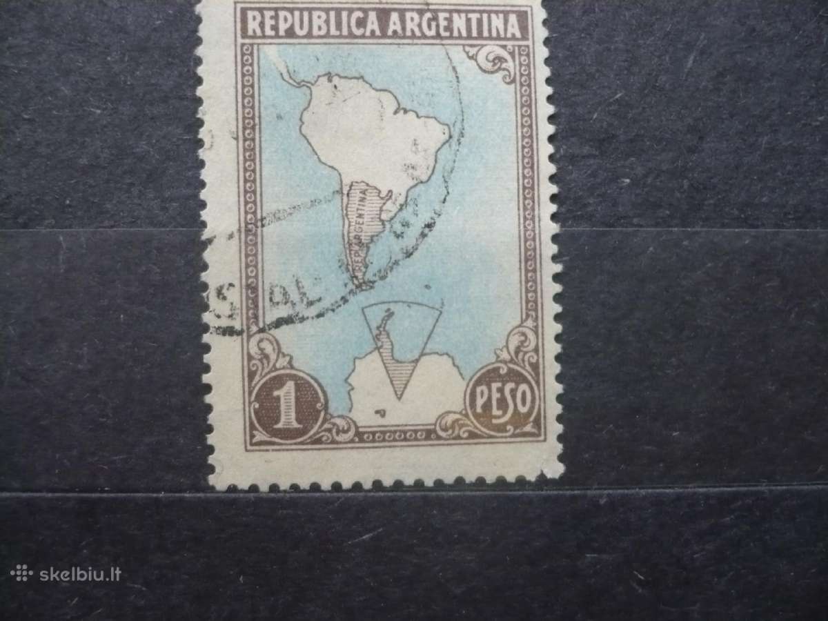 1951 m. žemėlapis – Pietų Amerika ir Antarktis