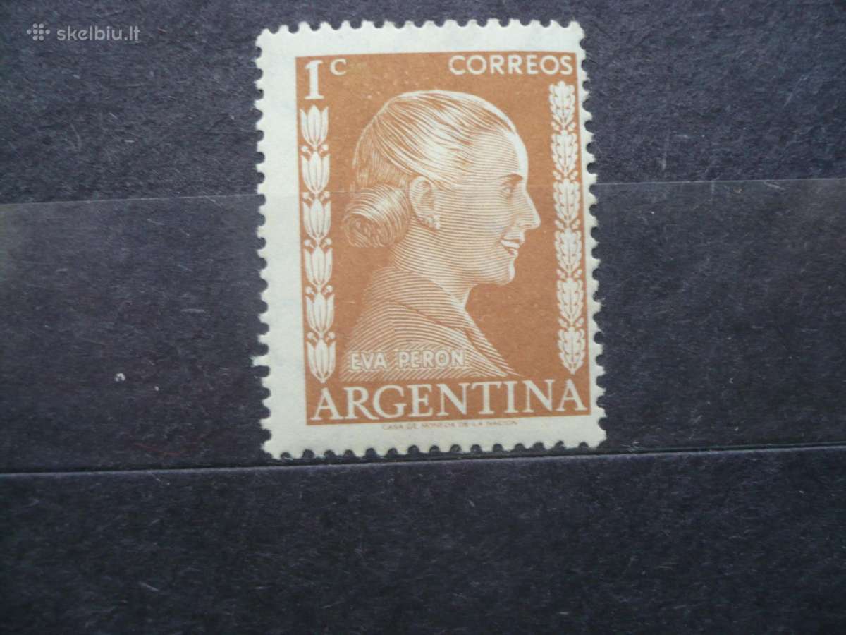 1952 m. Eva Peron Mhn