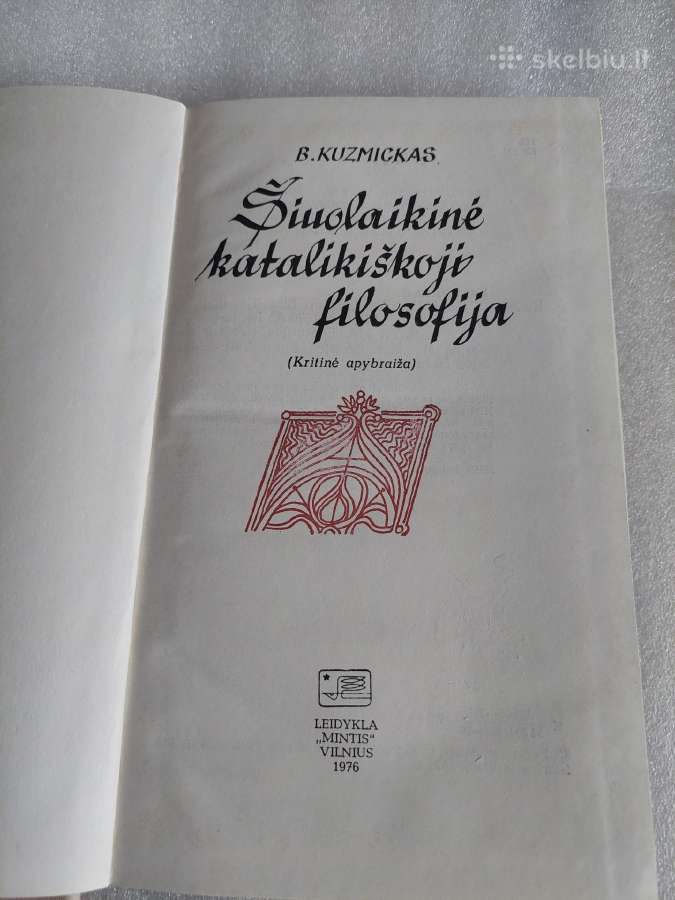 Šiuolaikinė katalikiškoji filosofija - nuotraukos Nr. 2