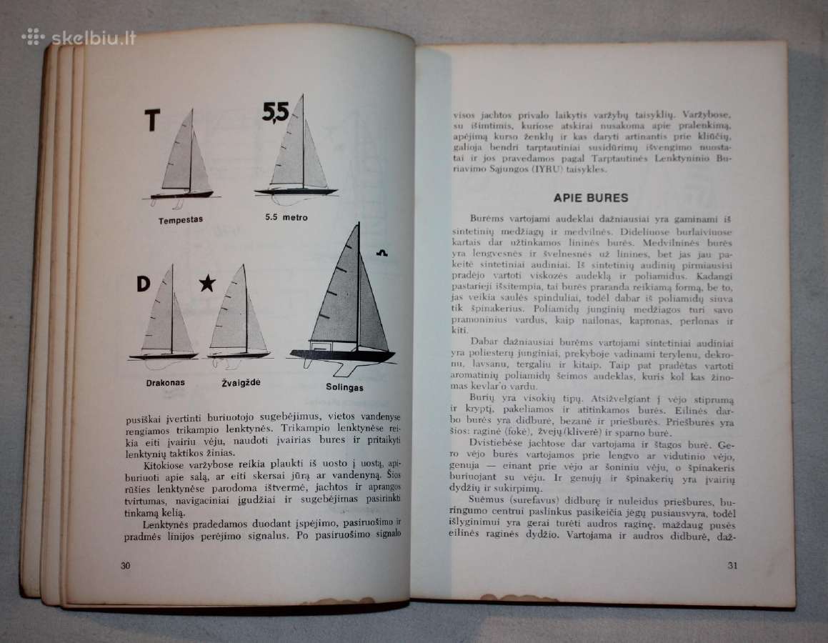 Burės ir Varikliai Bronys Stundžia knyga 1978 m. - nuotraukos Nr. 7