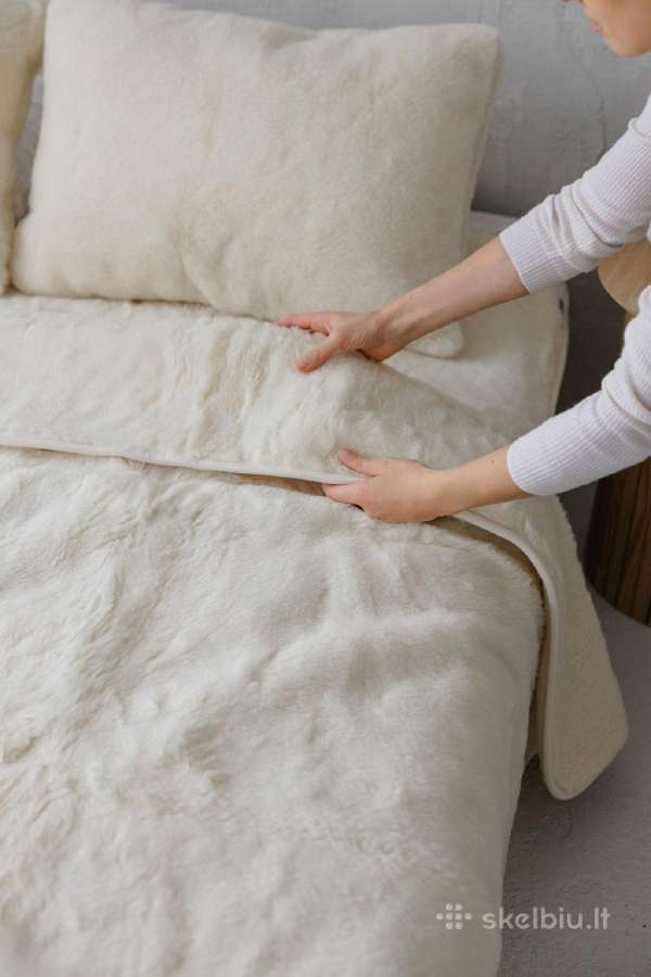 100% Merino vilnos antklodės, pagalvės - nuotraukos Nr. 3