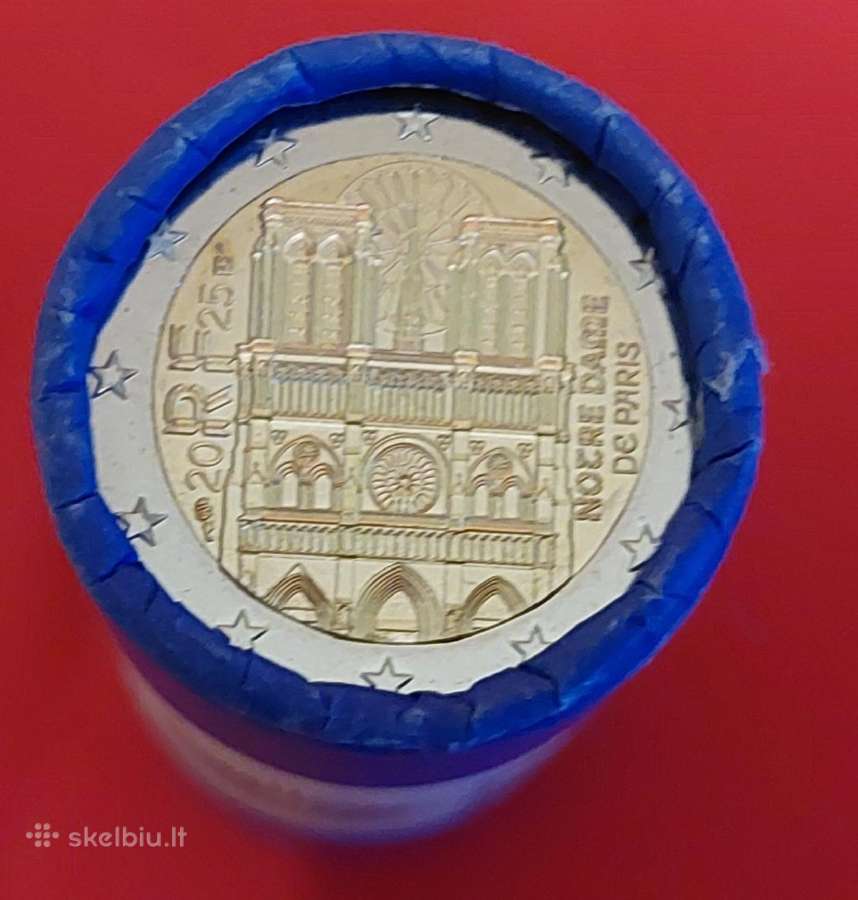  2 eurai Unc ritinėliais (po 25 vnt.monetų) - nuotraukos Nr. 7