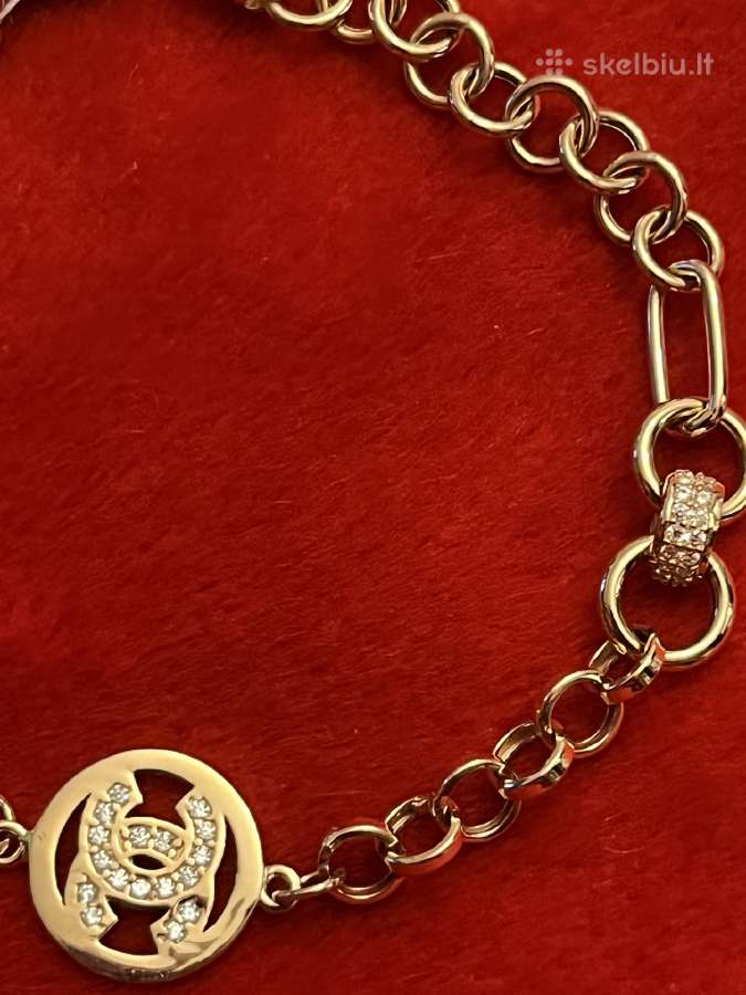 Prabangi stilinga auksinė Chanel apyrankė - nuotraukos Nr. 10