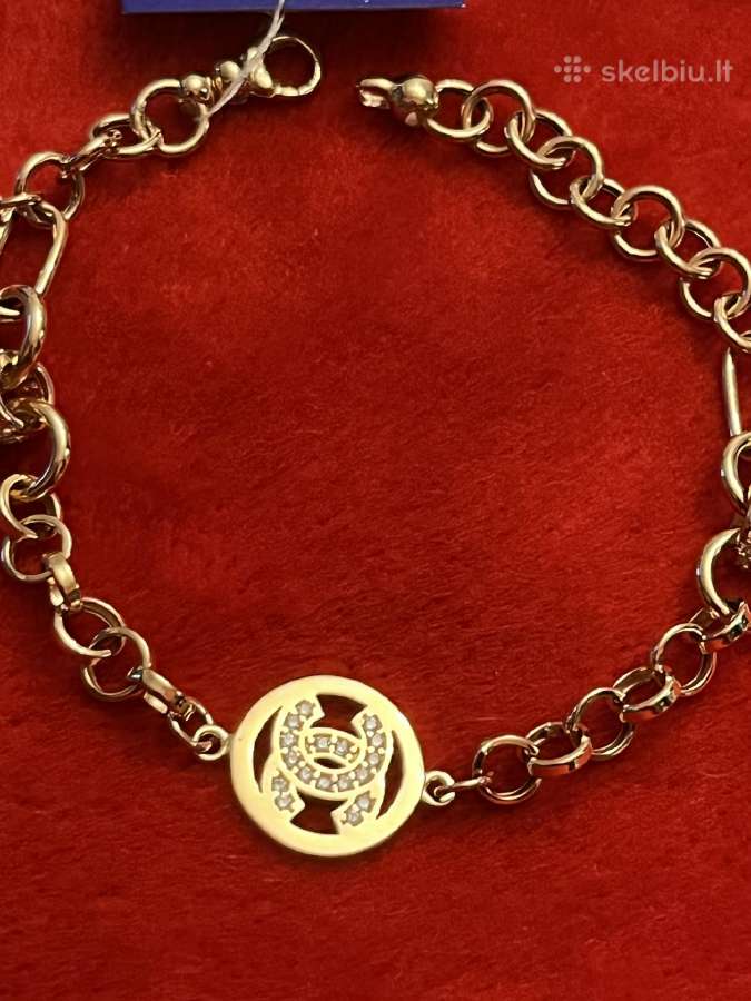 Prabangi stilinga auksinė Chanel apyrankė - nuotraukos Nr. 11