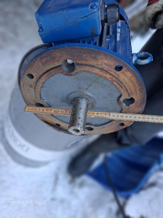 Elektros variklis 7,5kw flanšinis - nuotraukos Nr. 2