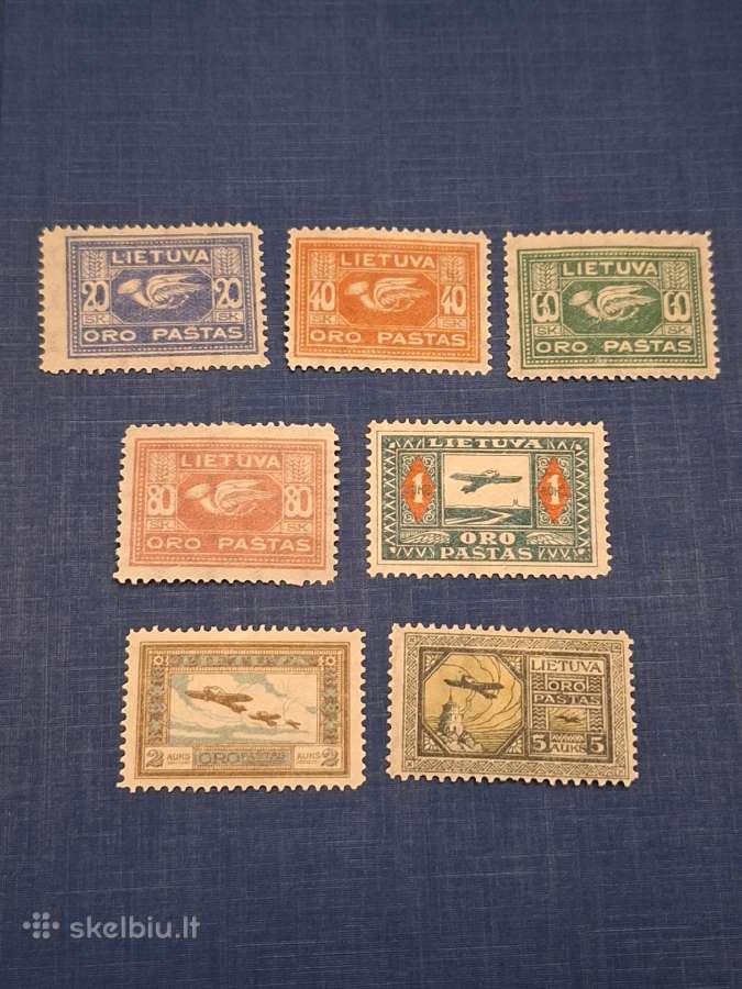 Lietuva 1921 m. Oro paštas1, švarūs