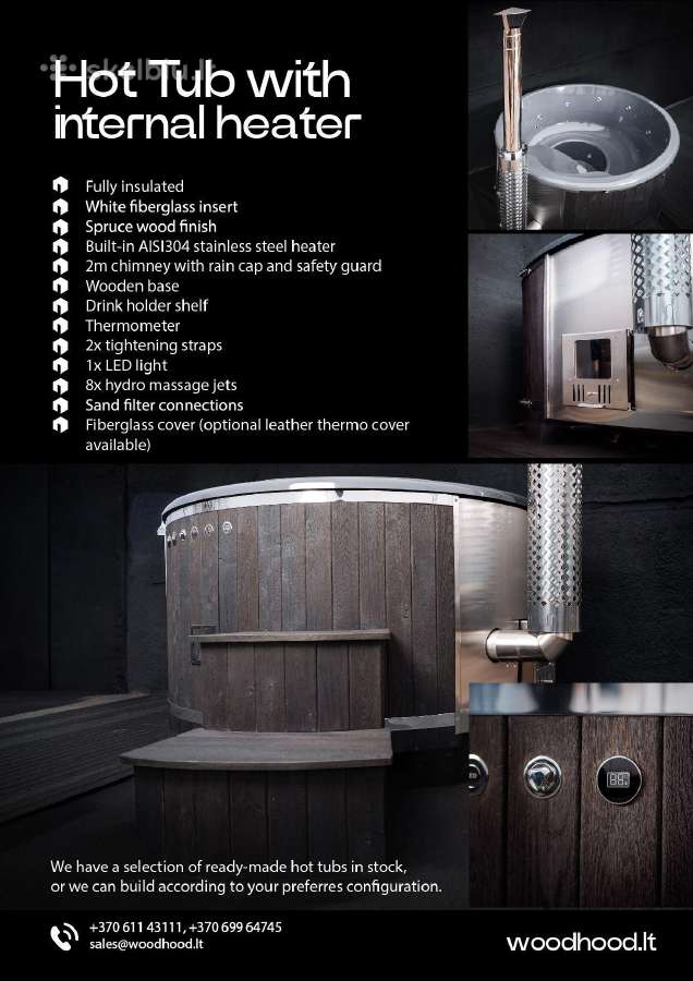 Parduodam, gaminam lauko kubilus/hot tub