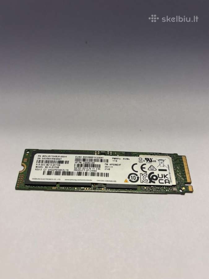 SSD 1tb Nvme - nauji!