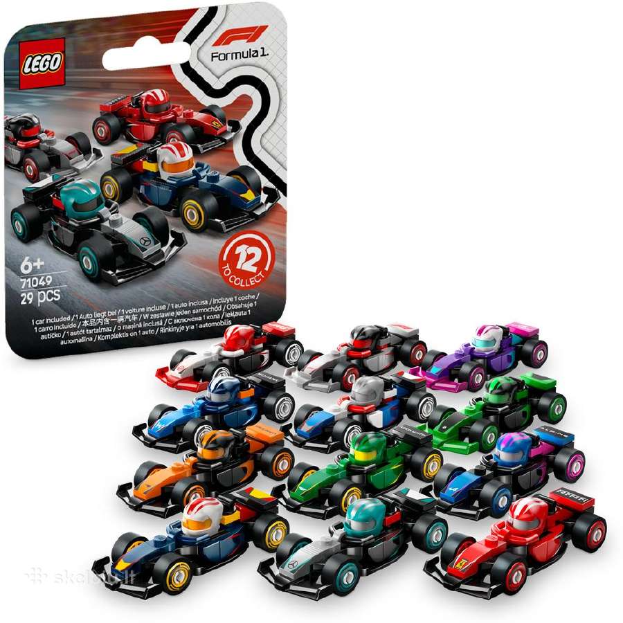 Lego 71049 F1 pilna kolekcija