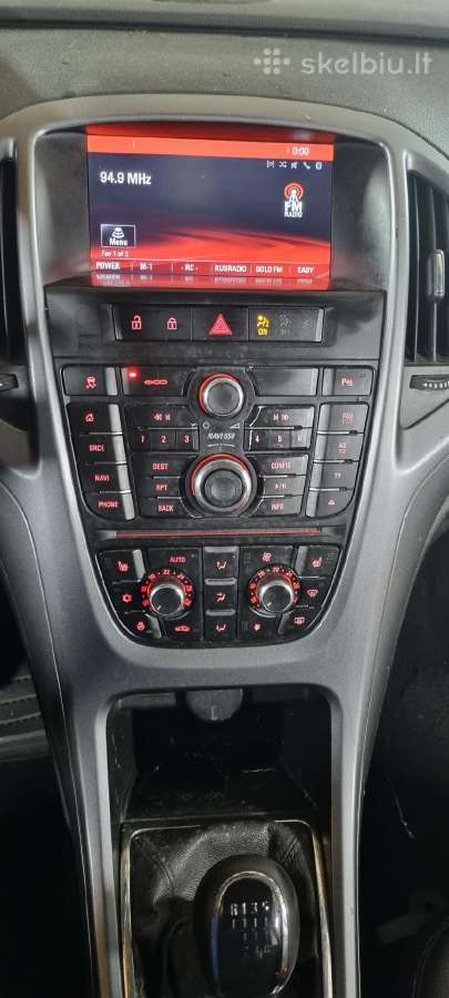 Opel Astra J dalimis - nuotraukos Nr. 7