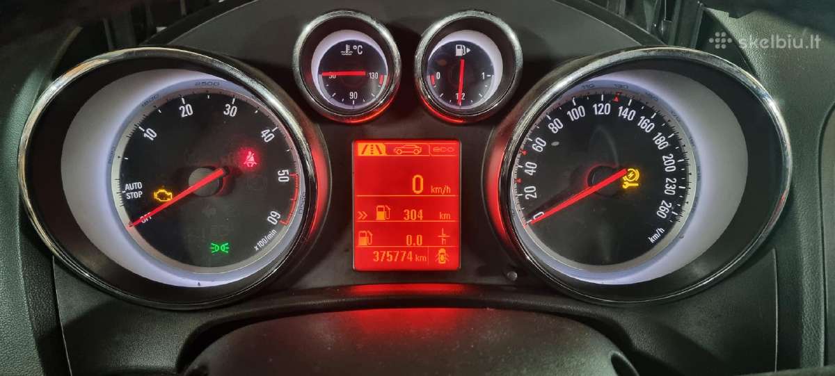 Opel Astra J dalimis - nuotraukos Nr. 8