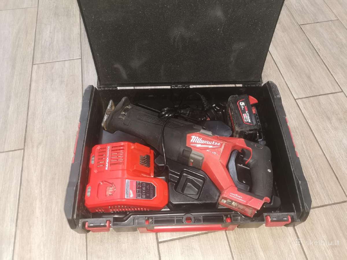 Tiesinis pjūklas milwaukee m18 onefsz - nuotraukos Nr. 2
