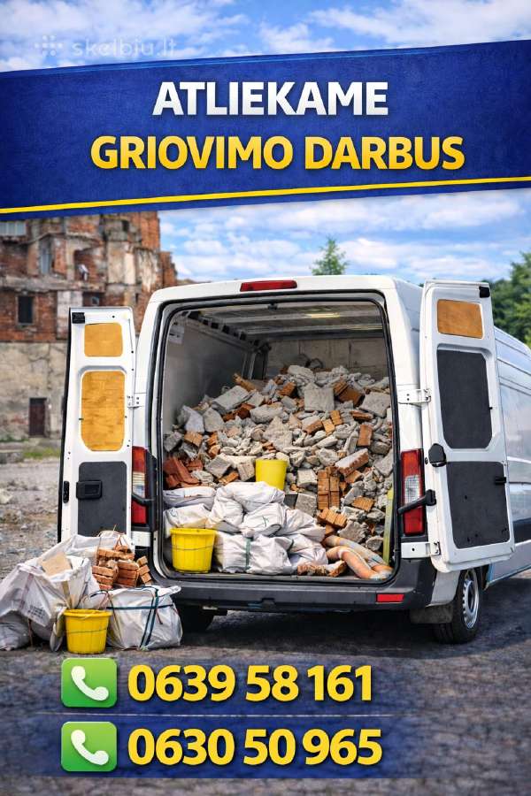 Krovinių gabenimas atliekų išvežimas - nuotraukos Nr. 4