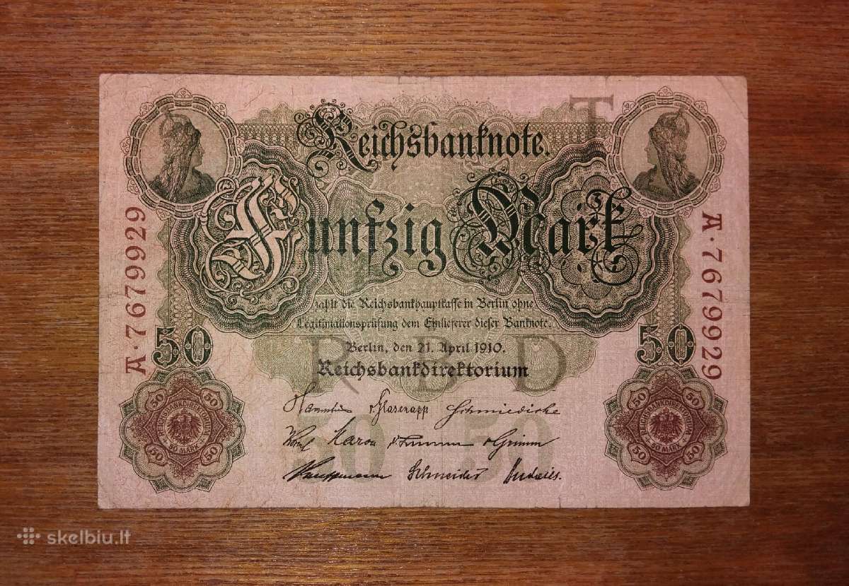 Vokietijos 50 markių banknotas