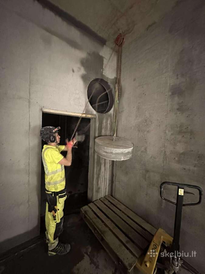 Betono pjovimas - Kiaurymių - Skylių gręžimas - nuotraukos Nr. 20