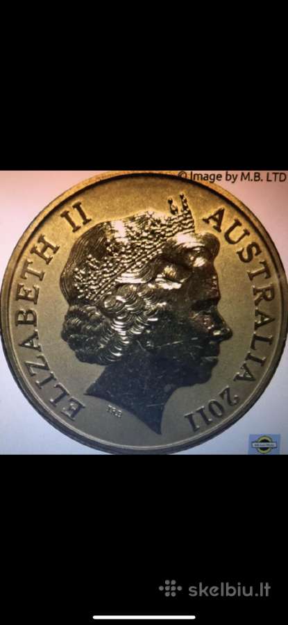 Moneta Australija 2011m. 1 dollar, cu-ni - nuotraukos Nr. 2