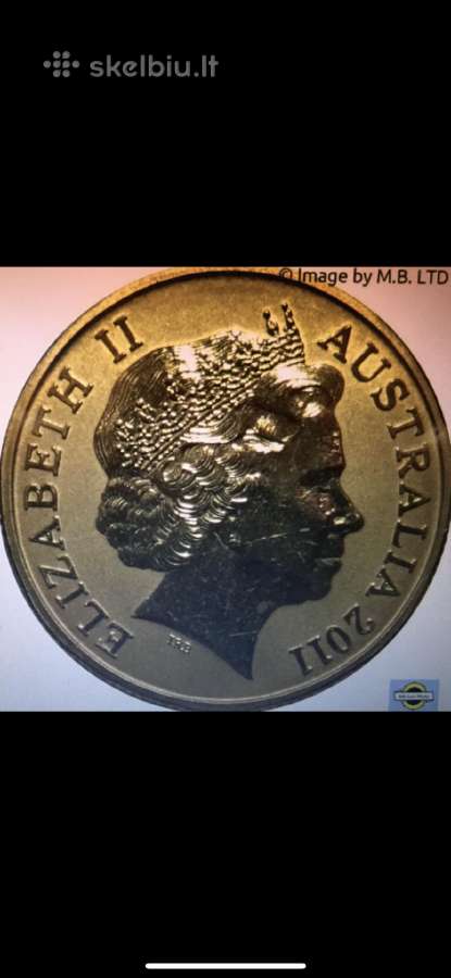 Moneta Australija 2011m. 1 dollar, cu-ni - nuotraukos Nr. 2