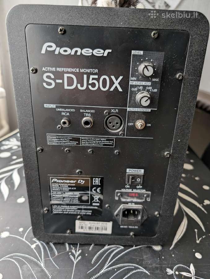 Pioneer S-dj50x aktyvinės garso kolonėlės