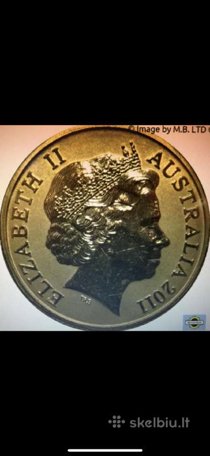 Moneta Australija 2011m. 1 dollar, cu-ni - nuotraukos Nr. 2