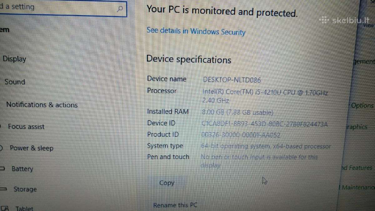Dell Inspiron 15 5000 - nuotraukos Nr. 7