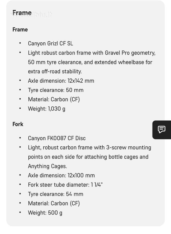 Canyon Grizl CF SL 6 (M dydis) Gravel Dviratis - nuotraukos Nr. 4