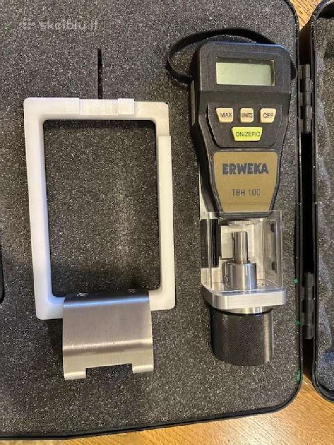 Erweka Tbh 100 rankinis tablečių kietumo testeris - nuotraukos Nr. 2